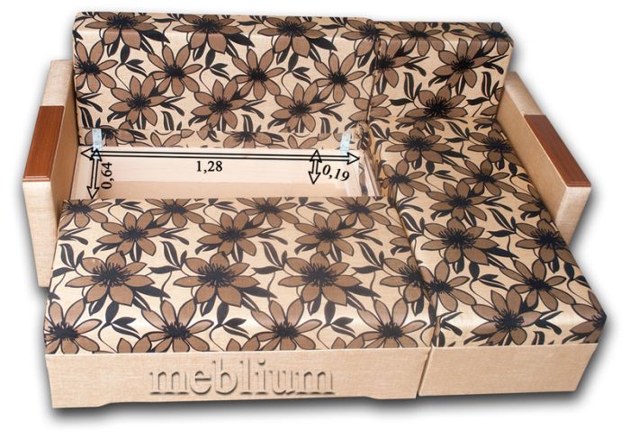 Угловой диван Meblium 22-3 саванна 25