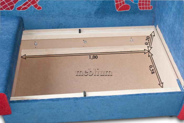 (СНЯТО С ПРОИЗВОДСТВА) Диван ВИЗАВИ-52 (Человек-паук)-32 Астра 07