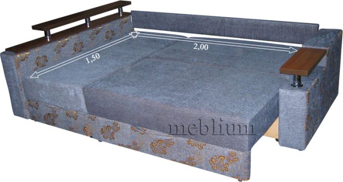 Банкетка Нова Голубые цветы