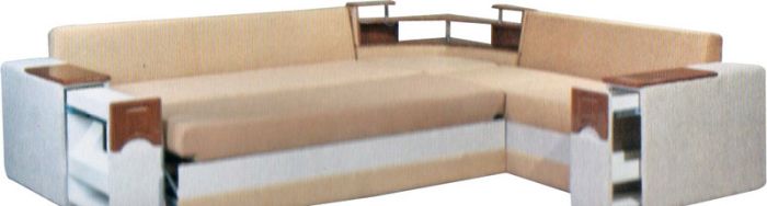 Угловой диван Ролан-25 бонус 10 шоколад + бонус 01 крем