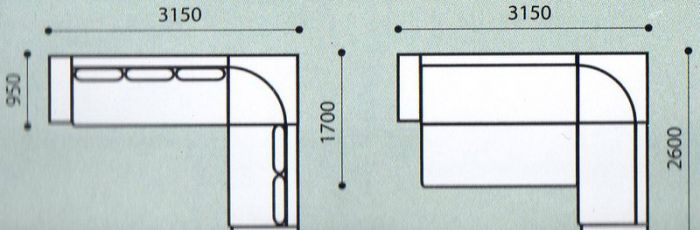 Угловой диван Ролан-25 бонус 10 шоколад + бонус 01 крем