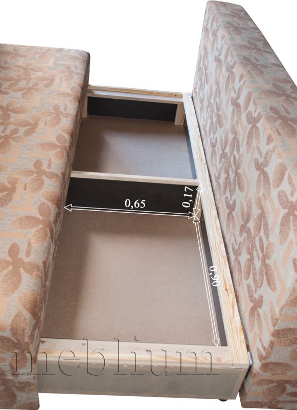 Meblium 93-1 цветы терра голд + однотон