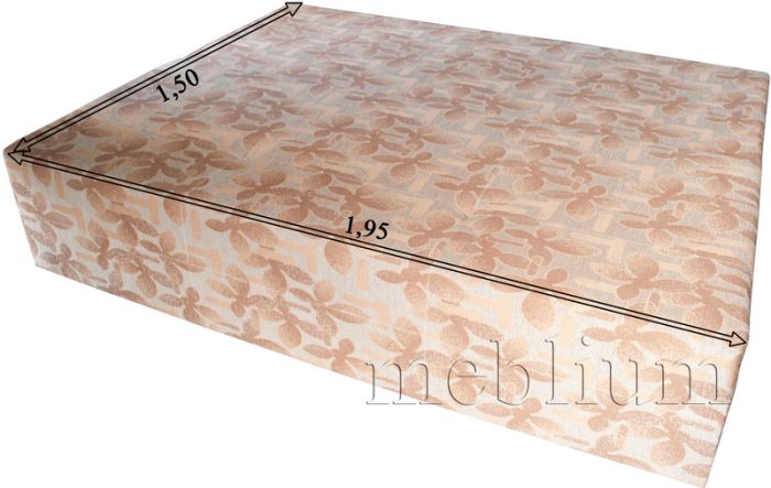 Meblium 93-1 цветы терра голд + однотон