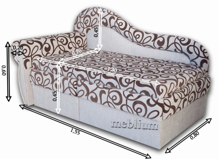 Диван детский Дельфин-17 Нью-Йорк Салмон