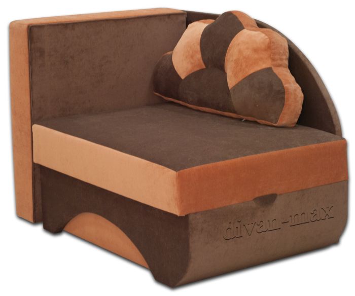 Детский диван Колибри-12 Shaggy Apple + Shaggy Bize