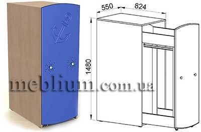 Детская комната "Капитошка" (вариант компоновки №1)-23