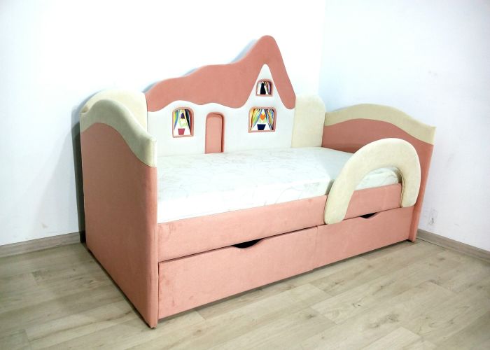 ПРОДАНО (МОЖНО ПОД ЗАКАЗ) Детский диван Домик -41 ORANGE