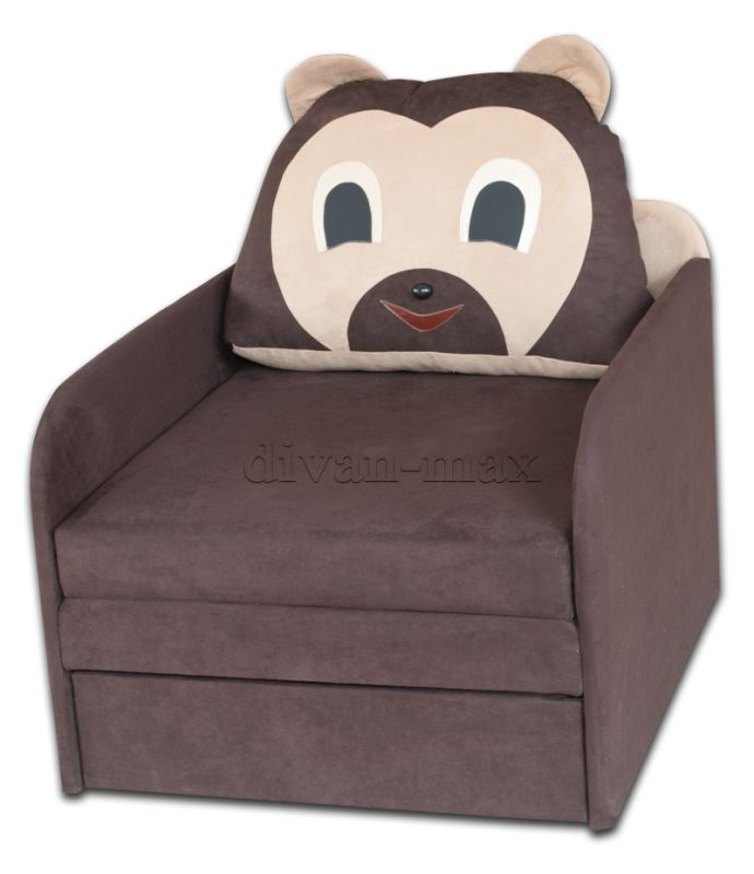Детский диван Медведик-15 нобук 226 + нобук 125