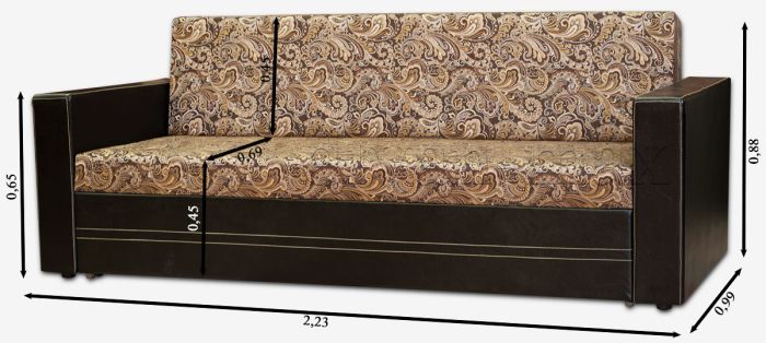 ПРОДАНО (можно под заказ) Диван Евро-33 Мона 2 + Кожзам