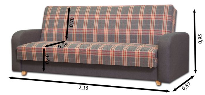 Диван Гудзон М-12 БОСТОН ГРЕЙ + БОСТОН КОМБИН ГРЕЙ