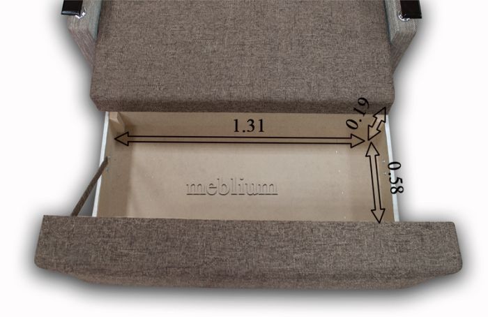 Диван Meblium 120-3 Берлин 03+Берлин 04