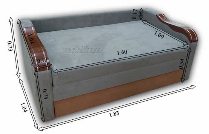 Диван Вояж Н 160-52