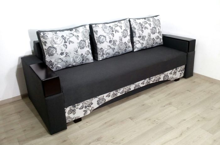 Диван Магнолия -3 Temno_Seryj