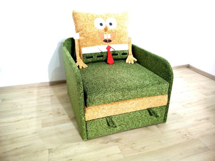 Софа Карина 120 пруж. блок-7 гига беж + браун