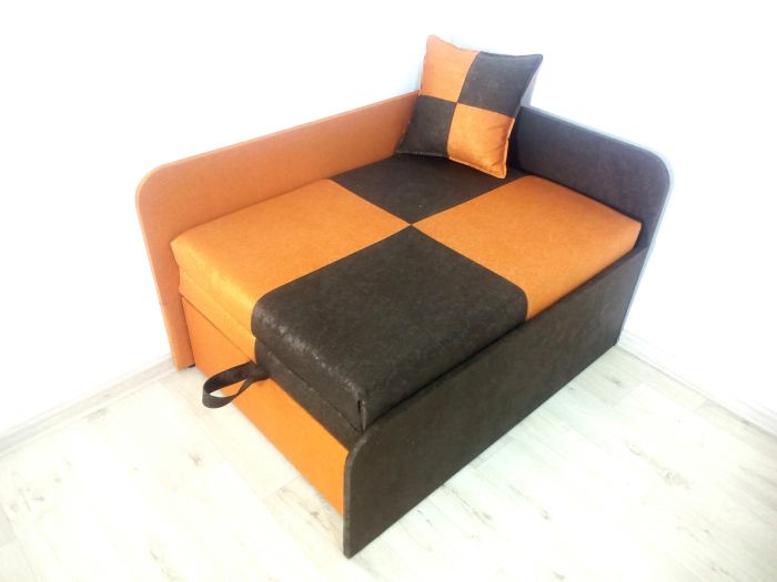 ПРОДАНО (МОЖНО ПОД ЗАКАЗ) Диван детский Мини -41 Plenet_Orance_Schoko