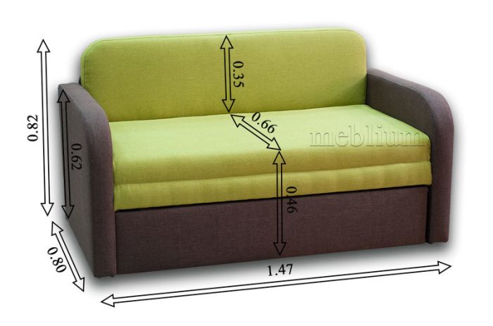 Диван Убер 130, антикоготь, водонепроницаемая, износостойкая обивка - 99