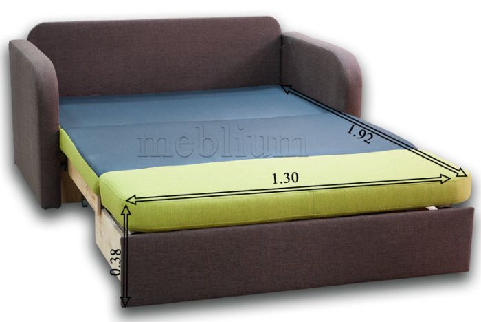 Диван Убер 130, антикоготь, водонепроницаемая, износостойкая обивка - 99