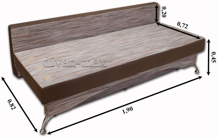 Софа Карина 120 пруж. блок-7 гига беж + браун