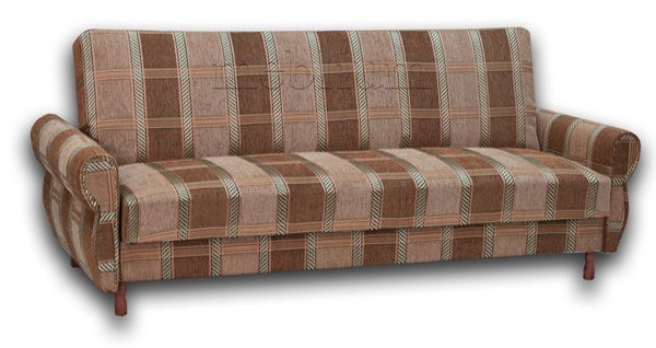 (СНЯТО С ПРОИЗВОДСТВА) Диван Книжка бока ткань-74 Коса коричневая