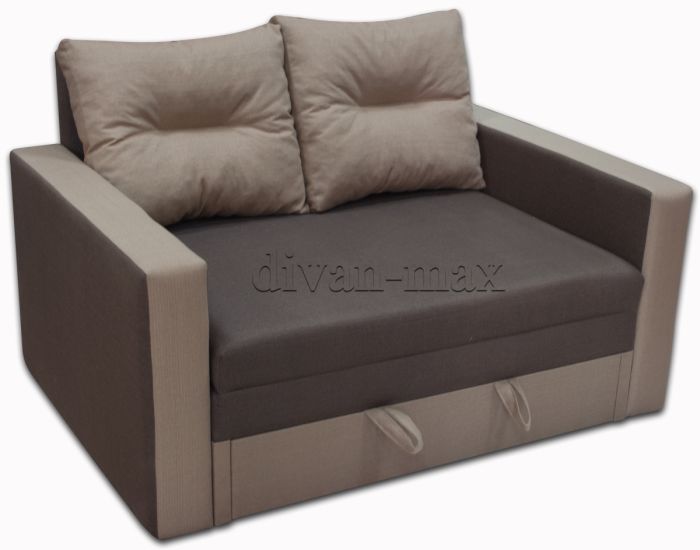 Диван Марта 120-7 гига браун + беж.