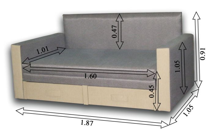 Диван Омега 100-7 Комет розовый + Комет серыйДиван Meblium 42-42 Спринг 07 + Филипо