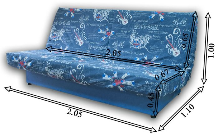 Ортопедический диван Джаз-43 Лонетта Поп