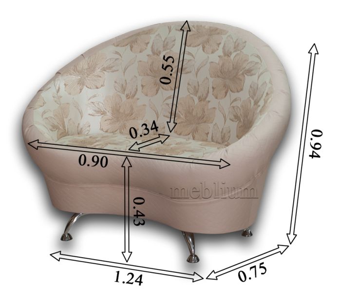 Комплект Meblium 7-9 Винтаж визион + Нитекс элва лилак (есть кресло)