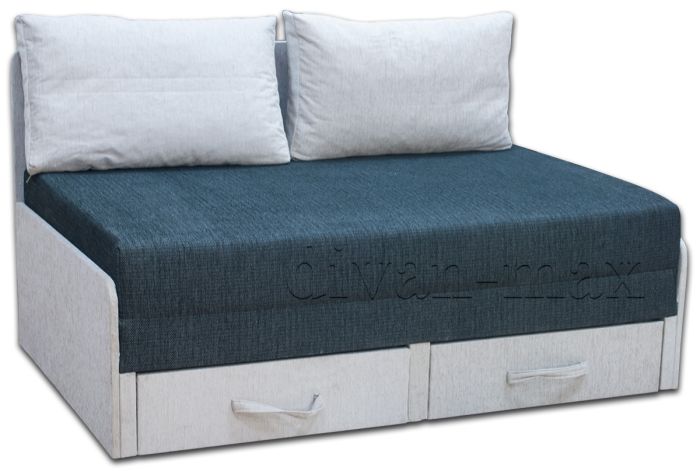 Диван Омега 160-7 Cortina black + Lido