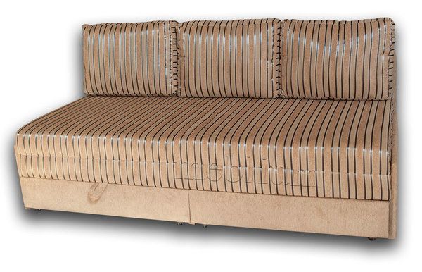 Диван Омега 200-41 Канада страйп санд 02 с + Канада плэйн Санд 02-D