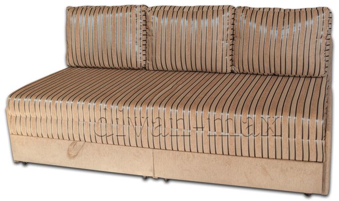 Диван Омега 200-14 Канада страйп Санд02с+Канада плэйн Санд02D+ Канада страйп02с