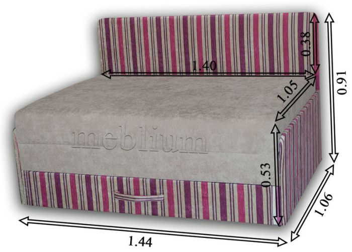 Диван Меблиум 37-42 ТС 661+Эвита