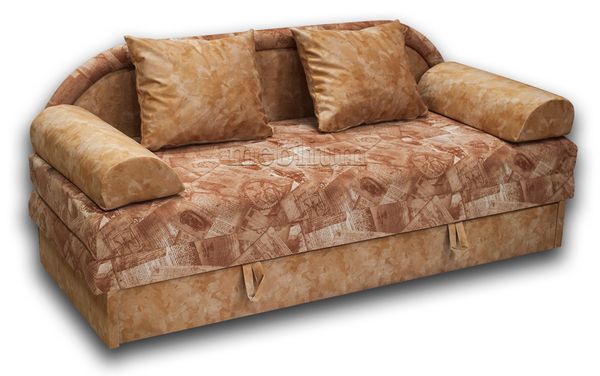 Диван Meblium 136-1 Давинчи голд+Белла акрия 3 голд