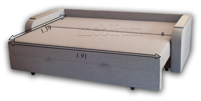 Диван Полина Дуэт-75 34 Серый