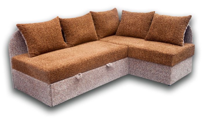 ПРОДАНО (МОЖНО ПОД ЗАКАЗ) Угловой диван Нежность -28 Seryj