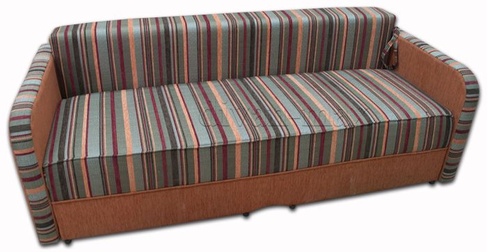 Диван Софа-16 Бордо (полоса)