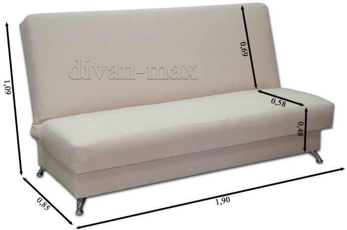 Диван Триумф 2-12 Гига комбин браун