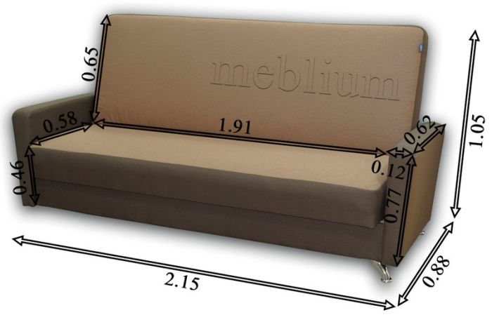 Диван Триумф-12 Опера плум 649 + Опера виолет 653