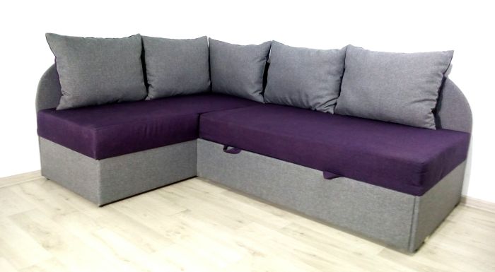 ПРОДАНО (МОЖНО ПОД ЗАКАЗ) Угловой диван Нежность -28 Siren_Stal