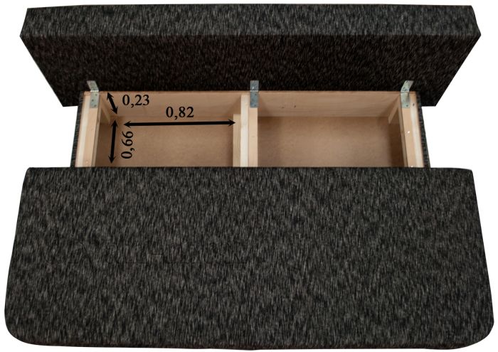 Диван Домино-15 лугано беж + эккожакард Сан-Франциско