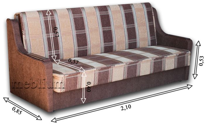 Софа Мисса-8 harmony red + harmony cream
