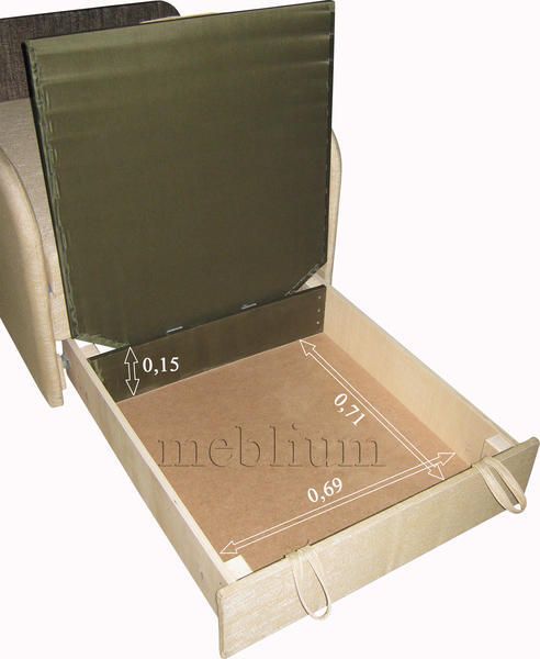 Диван детский Meblium 23-3 Нобук 226