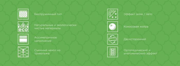 Ортопедический матрас Экофлекс Дуал-97