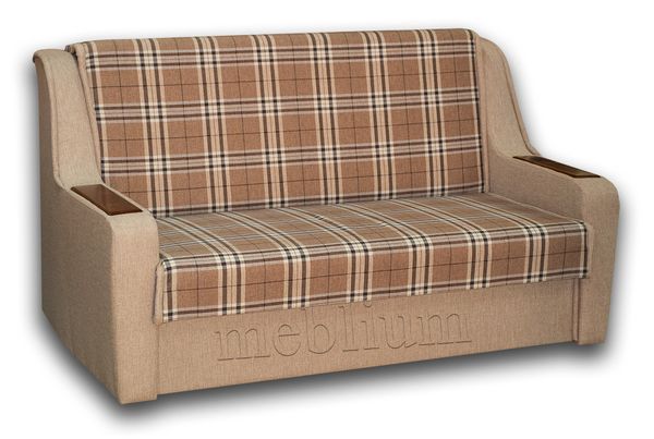 Диван ЭШ 135-12 Шотландия браун + Шотландия комбин беж