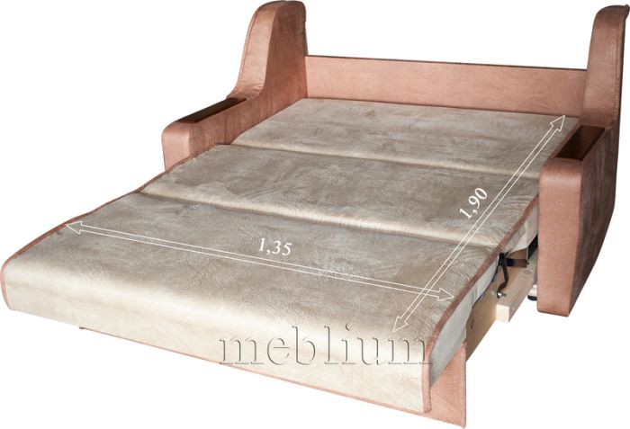 ПРОДАНО (можно под заказ) Диван ЭШ 135-12 Шотландия кофе + Шотландия комбин кофе