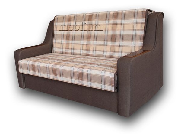 Диван ЭШ 135-12 Гига беж+Гига комбин браун