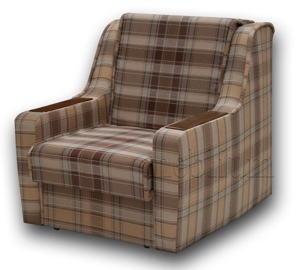 Кресло ЭШ-12 Гига браун+ Гига беж