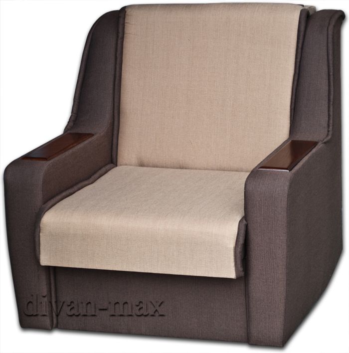 Кресло Эш-12 Гига комбин беж + Гига комбин браун