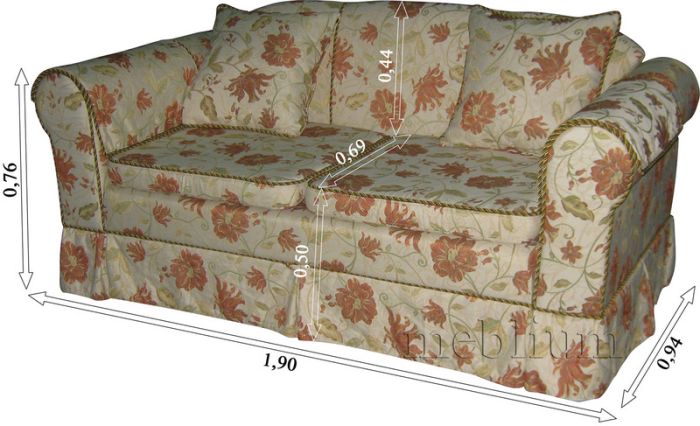 Кресло Гном-М 80-12 Нитекс шаги ява + Нитекс шаги мокка