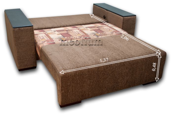 Угловой диван Оскар-4 Лима кофе + Квадро комбин беж