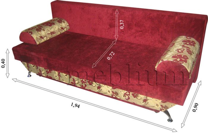 Диван Лукас с подушками-12 Нео шоколад + Нео карамель 05